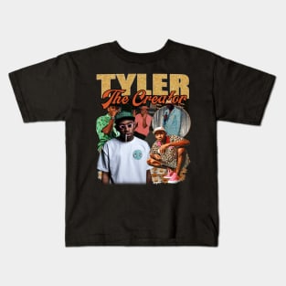 Hip Hop Fanart Tyler the Creator Kids T-Shirt